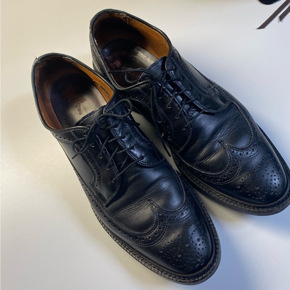 ALLEN EDMONDS MCALLISTER BLACK WINGTIP 10.5D - Picture 2 of 14